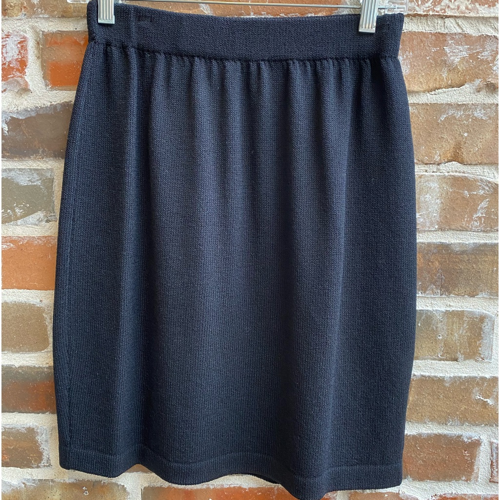 St. John Basics Womens Santana Knit Pencil Skirt Size 6